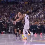 VIDEO / Wembanyama udario Jokića po licu, ništa nije dosuđeno