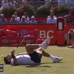VIDEO / Pogodio ga lopticom ravno u grlo, reakcija u sljedećem poenu postala hit