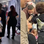 Supruga Matijasa Lesora u plaštu s likom Željka Obradovića