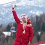 Zlato za Vorončihinu i ruska himna u Kortini