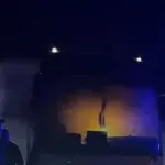(VIDEO) Zapalio se autobus navijača Novog Pazara