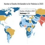 Zagađen vazduh doprinio prijevremenoj smrti 890 građana