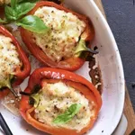 Punjene paprike sa piletinom i pečurkama