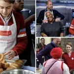 Princ Vilijam i princ Džordž pomagali u pripremi hrane za beskućnike u humanitarnoj organizaciji