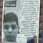 Pronađen mladić iz Tivta za kojim se tragalo