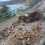 Odron kod Jaza, saobraća se naizmjenično