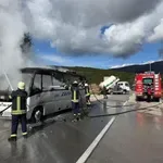 Ulcinj: Izgorio autobus, nema povrijeđenih