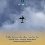 Opština Bar: Avio-linija Podgorica-Bari biće od velikog značaja za razvoj turizma i ekonomije