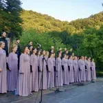 Hor Branko iz Niša na Vidovdanskoj Liturgiji u Ravanici