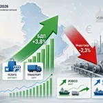 Realni rast BDP 3,8%, stvarni pad proizvodnje 2,3%