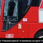 Sudar autobusa i kamiona na auto-putu kod Niša, četiri osobe povređene