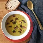 Σούπα με πράσα και πατάτες