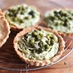 Ταρταλέτες με κρέμα αρακά