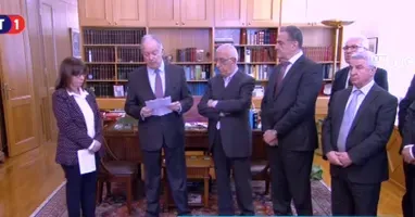 Εκλογή ΠτΔ-LIVE: Ο Πρόεδρος της Βουλής ενημερώνει την Αικατερίνη Σακελλαροπούλου