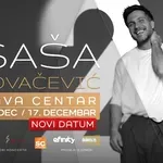 Zbog velikog interesovanja: Saša Kovačević zakazao i drugi koncert – spektakl 17. decembra u Sava Centru