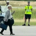 Ekskluzivne fotografije: predsednica s policijskim helikopterjem iz Portoroža tudi na Koroško in nazaj na Obalo