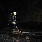 Goreo auto u ulici Jovana Jankovića Lunge