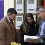 Gradonačelnik ugostio Petra Mitića i Ivanu Pavković