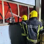 Izbio požar u magacinu opasnih materija u Barajevu