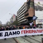 Održan skup kod Generalštaba, poručeno da će ga studenti telima braniti