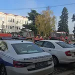 Saslušanje poljoprivrednika u Bogatiću: Traktori pred zgradom policije