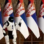 Roboti sa šajkačama u Guči
