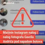 Botovski napad na portal Mašina