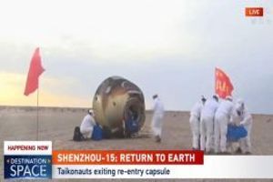 VIDEO: Kineski astronauti se bezbedno spustili nazad na Zemlju