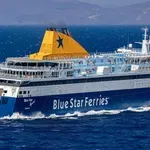 Πρόβλημα στον δεξιό καταπέλτη του «Blue Star 2» στη Ρόδο