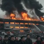 Κίνα: Φλέγεται εργοστάσιο παπουτσιών – Φόβοι για πολλούς νεκρούς εργαζόμενους (βίντεο)