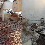 Πόρτο Γερμενό: Στάχτη το σπίτι του Τάσου Χαλκιά – Το βίντεο του γιου