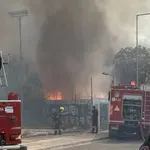Φωτιά στου Ρέντη: Καλύτερη η εικόνα – Δεν υπάρχει κίνδυνος επέκτασης
