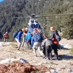 Όλυμπος: Βίντεο από την επιχείρηση με ελικόπτερο για τους 17χρονους μαθητές