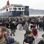 Έληξε το μπλόκο στο λιμάνι της Μυτιλήνης