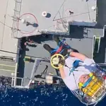 Βίντεο από αεροδιακομιδή ναυτικού με Super Puma της ΠΑ..