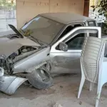 Αγροτικό, εισέβαλε σε αυλή σπιτιού στο Ηράκλειο της Κρήτης
