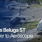 VIDEO: Beluga ST 4 premeštena u Muzej Aeroscopia