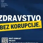 MZ: Kampanja "Zdravstvo bez korupcije", obezbijedićemo građanima jasne i dostupne kanale za prijavu