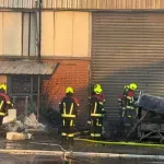 (VIDEO) Ugašen požar u magacinu Lakovića u krugu KAP-a