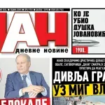 Naslovna strana “Dana” za 24. april 2026