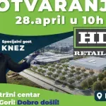 HDL retail park u Baru - Svečano otvaranje najvećeg tržnog centra u Crnoj Gori, 28. aprila u 10h