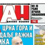 Naslovna strana "Dana" za 26. april