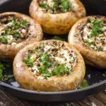 Pripremite pečurke punjene feta sirom