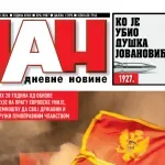Naslovna strana "Dana" za 21. maj