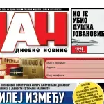 Naslovna strana "Dana" za 23. maj