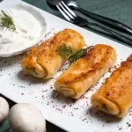 Pohovane palačinke sa sirom i spanaćem
