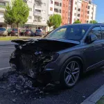 Izgorio "audi Q7" u podgoričkom naselju Konik