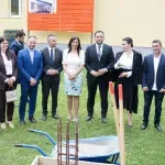 Jakšić-Stojanović, Adžović i Balić položili kamen temeljac za vrtić u Gusinju