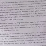 Obustaviti istraživanje i eksploataciju kamena na ležištu Lješevići Gajevi