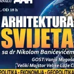 Četvrta epizoda "Arhitekture svijeta" 15. jula od 18 sati: S Vanjom Mugošom o Masonskom pokretu